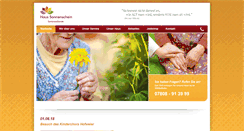 Desktop Screenshot of pflege-sonnenschein.de